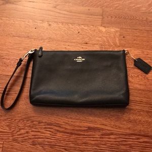 Black Coach wristlet